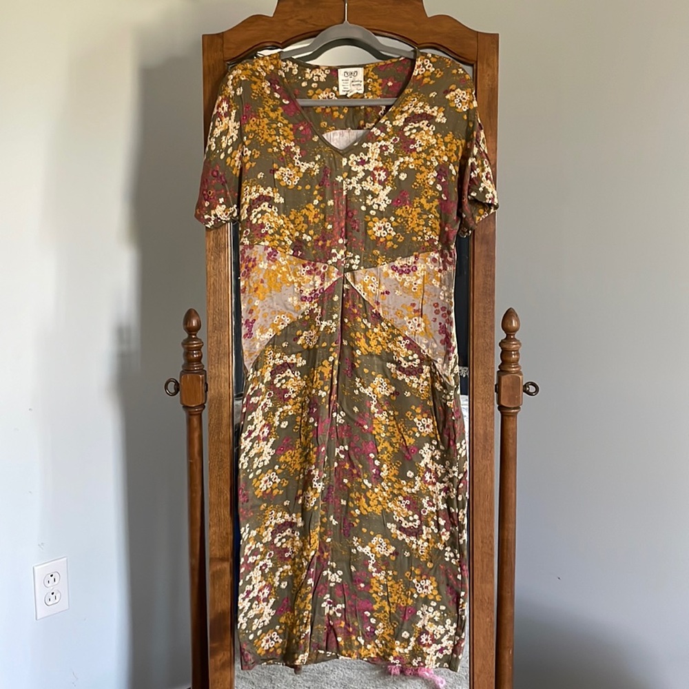 Tiny by Anthropologie Soft Floral Cotton dress.